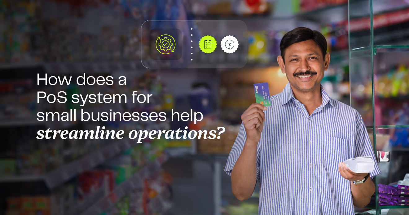 How does a PoS system for small businesses help streamline operations?