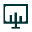 Advanced analytics at your fingertips icon