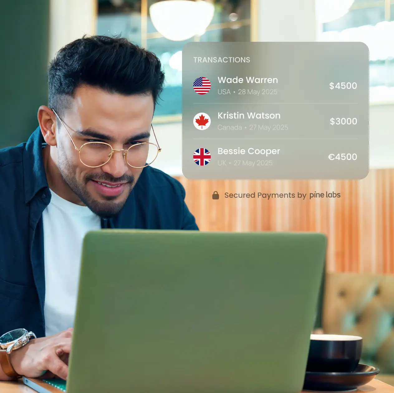 Professional discussing data insights on a laptop in a business meeting