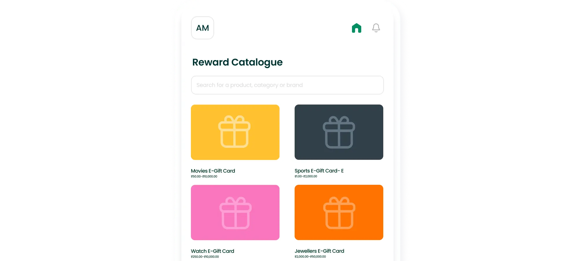 Customised rewards