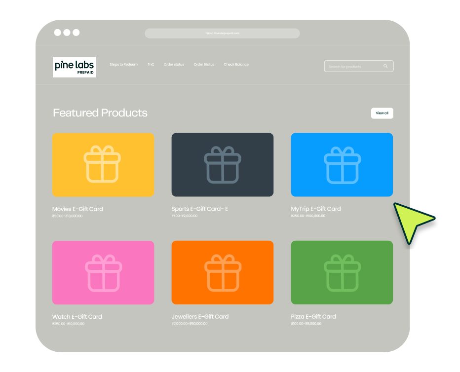 Corporate rewards catalogues