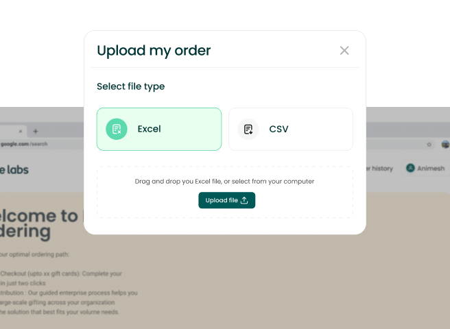 Self-serve portal