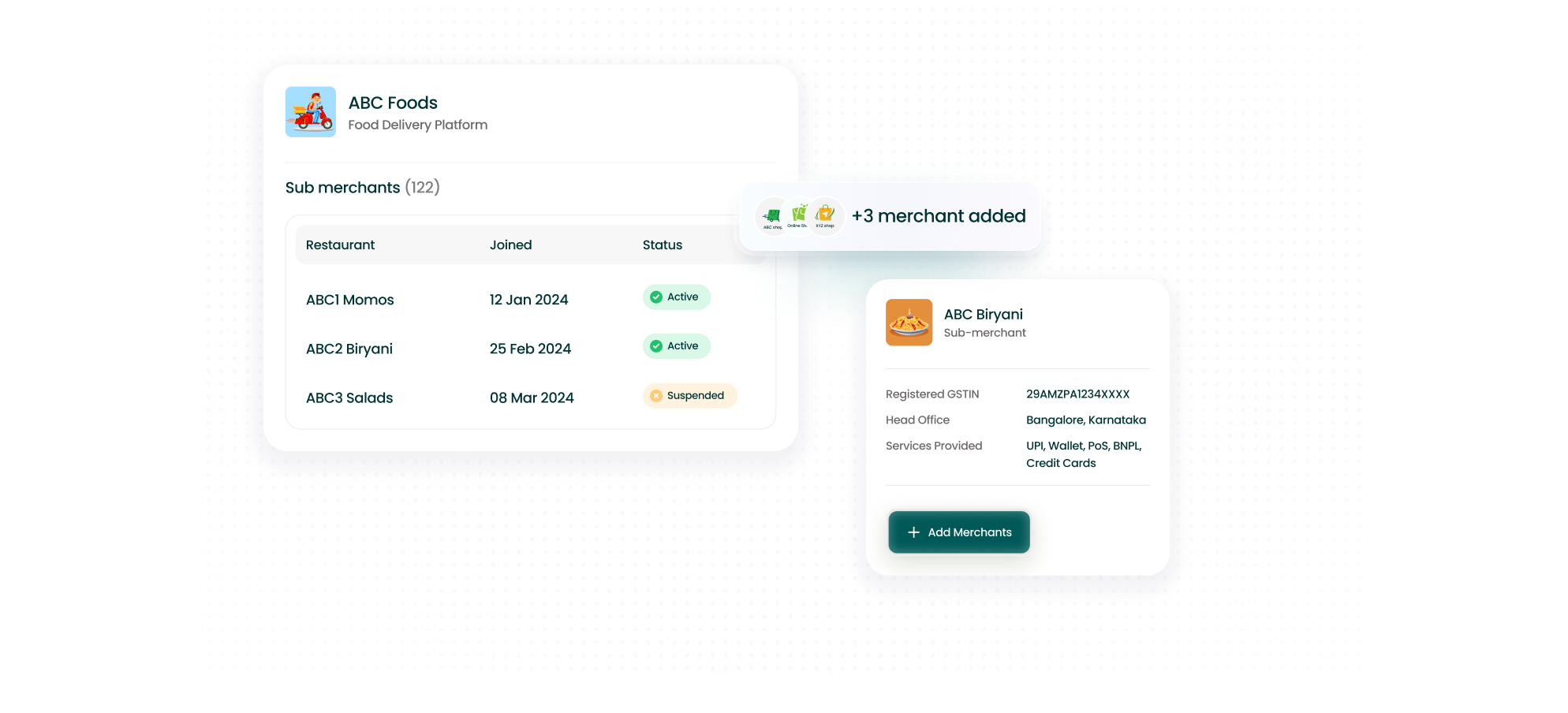 Merchant onboarding