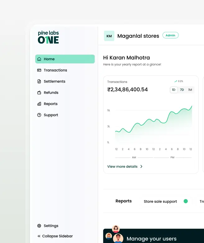 Instant Settlement Payment Gateway Refunds Pine Labs