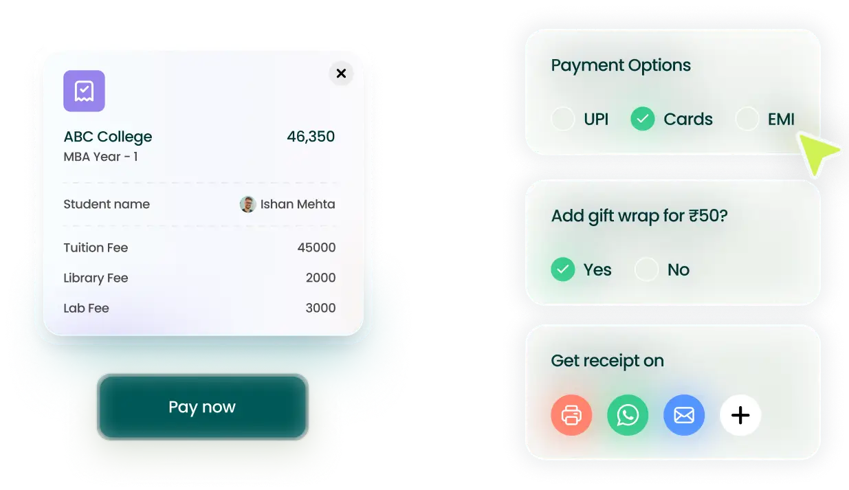 Customisable solutions