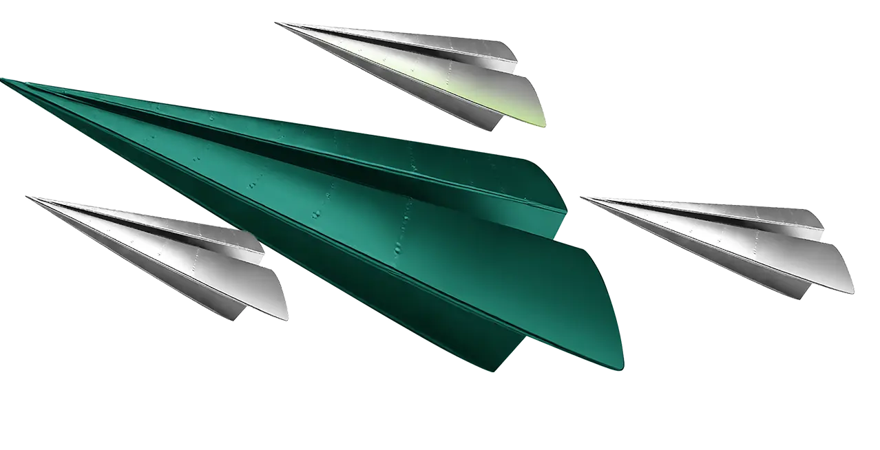 Paper planes symbolizing career growth and exploration