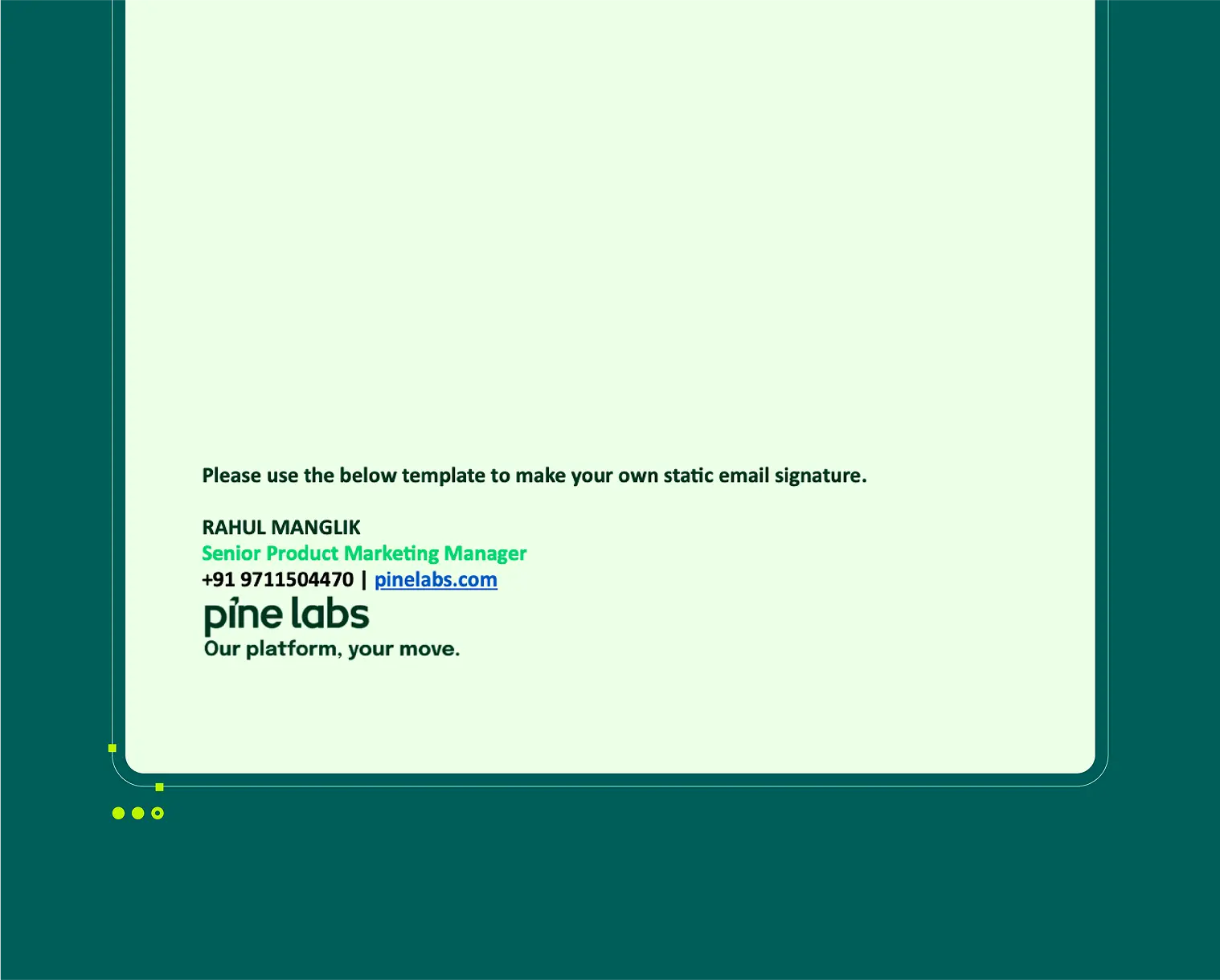 Email Signature