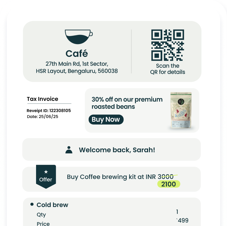 Digital invoice
