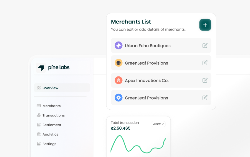 Merchant Management