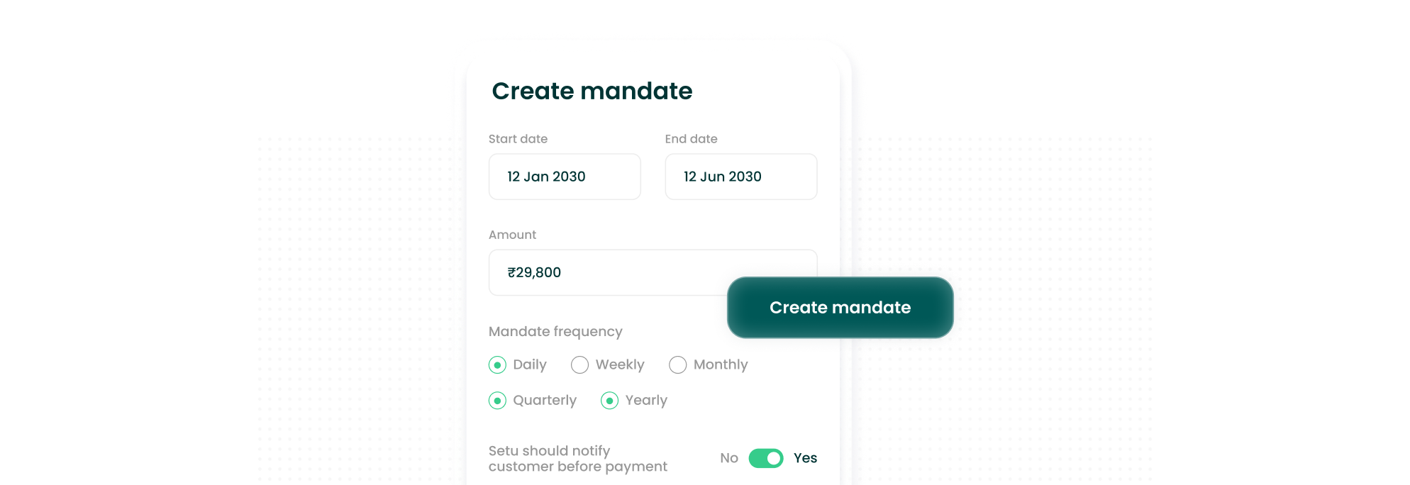 Payment Mandates